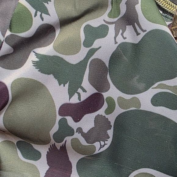 Trendy Camouflage Backpack with Gold Accents Turkey Duck Deer Labradore - Picture 9 of 9